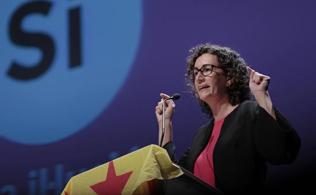 Marta Rovira, portavoz del grupo de Junts pel Sí.