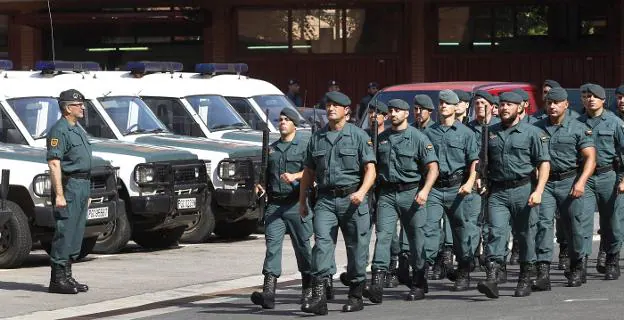 Imagen de archivo del GAR, la unidad de operaciones especiales de la Guardia Civil que participará en el dispositivo del 1 de octubre. :: j. r. 