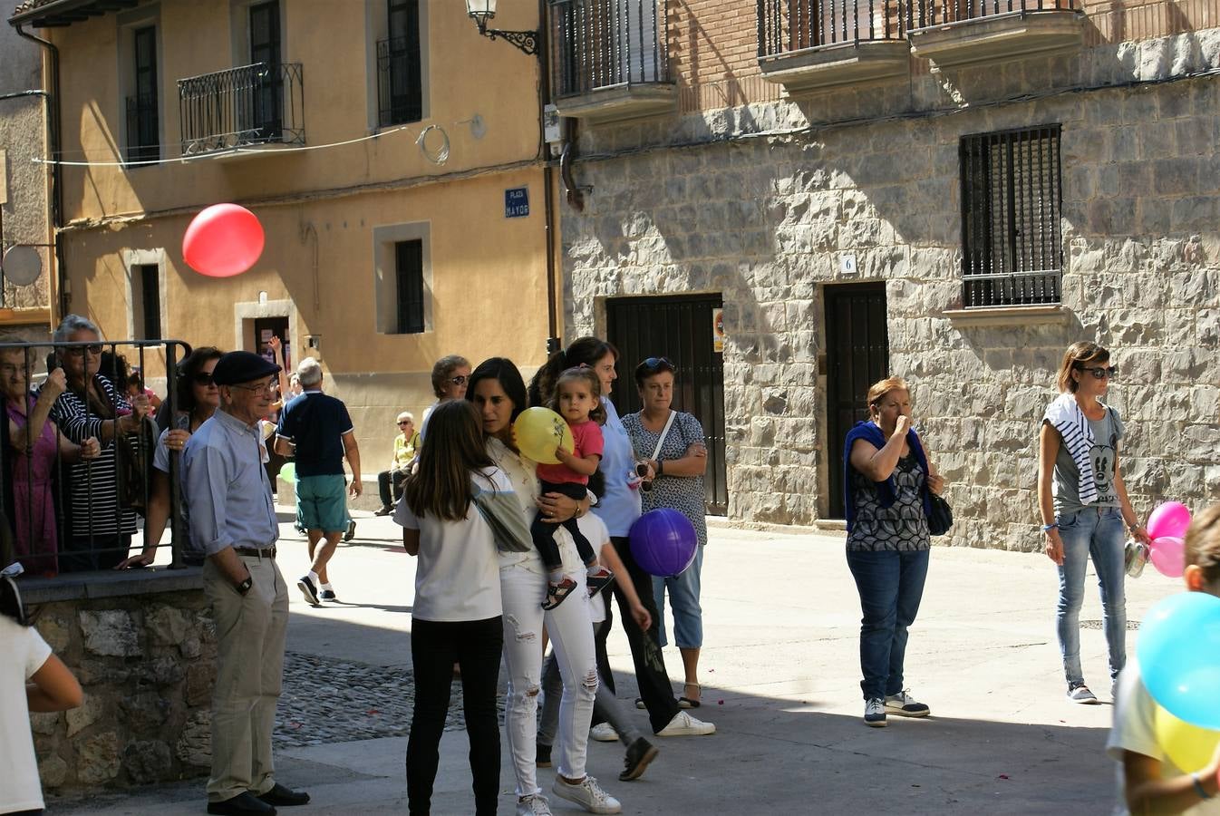 Las imágenes del cohete por las fiestas de Gracias