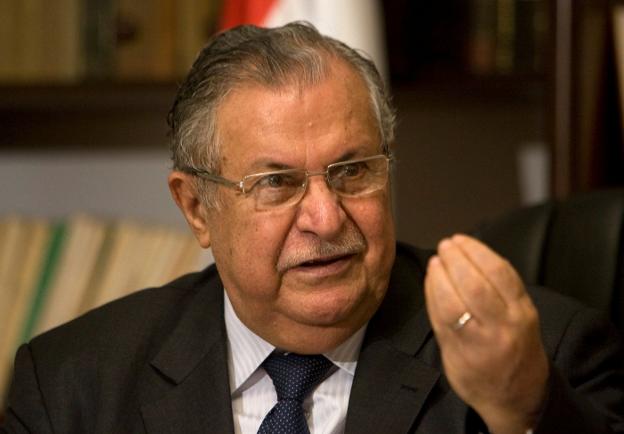 Yalal Talabani presidió Irak entre 2005 y 2014. :: T. al Sudani / reuters