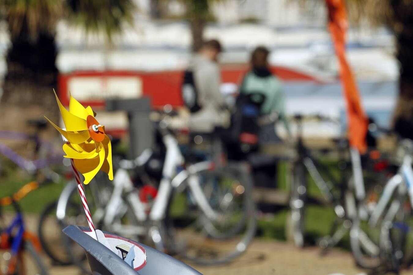 La Agrupación de Urbanistas del COAR organizó un recorrido arquitectónico por la ciudad en bicicleta