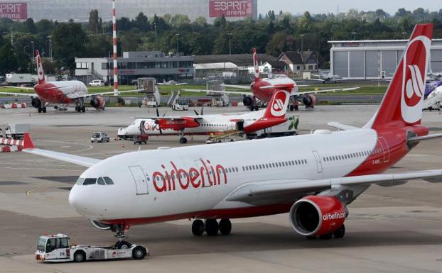 Aviones de Air Berlin.