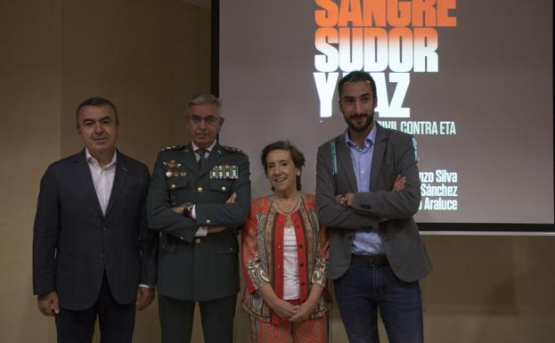 Presentación del libro 'Sangre, sudor y paz'.