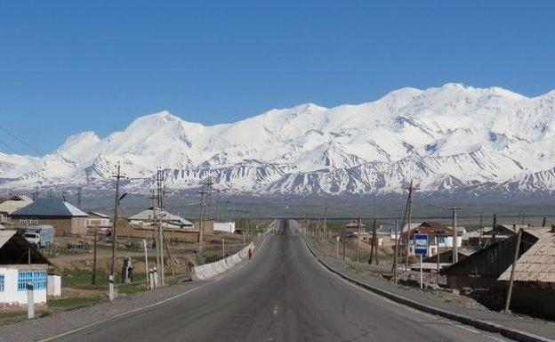 Carretera de Pamir, en Tayikistán.