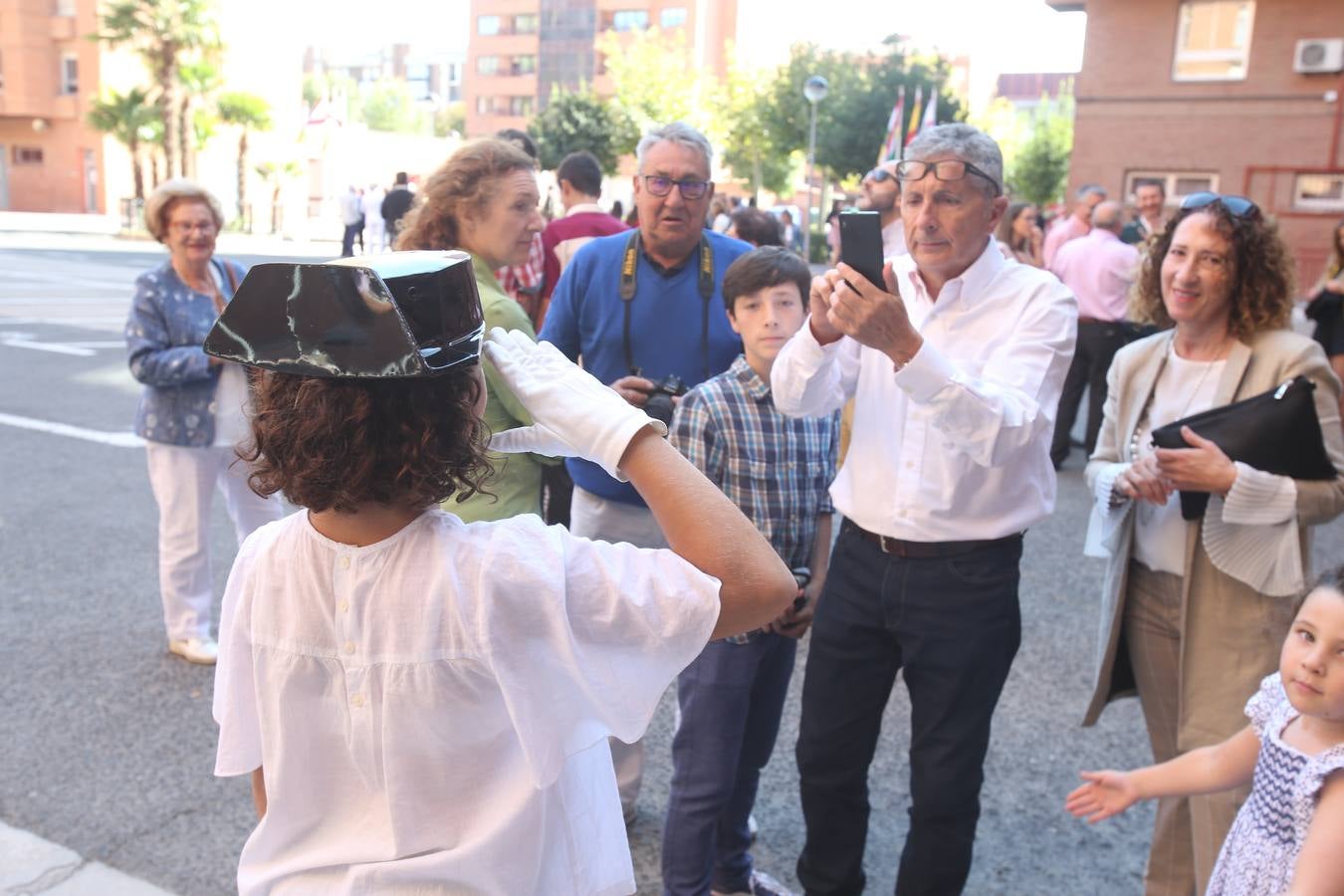 Las imágenes de la celebración en el cuartel de la Guardia Civil en Logroño