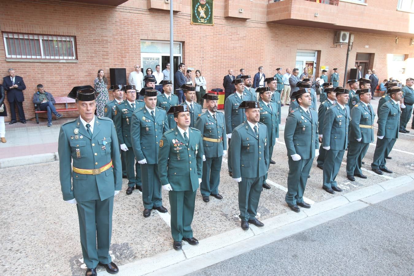 Las imágenes de la celebración en el cuartel de la Guardia Civil en Logroño