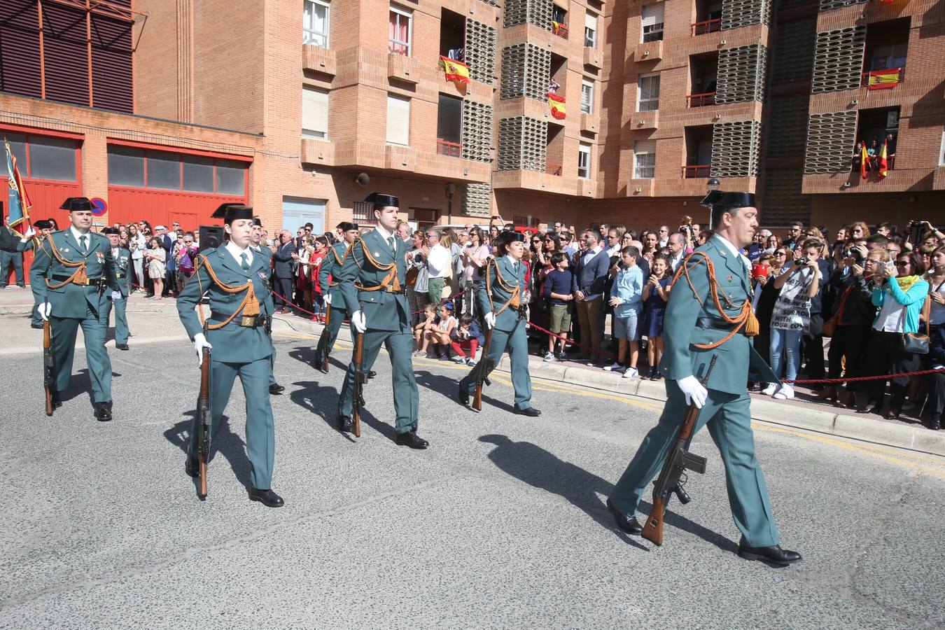 Las imágenes de la celebración en el cuartel de la Guardia Civil en Logroño