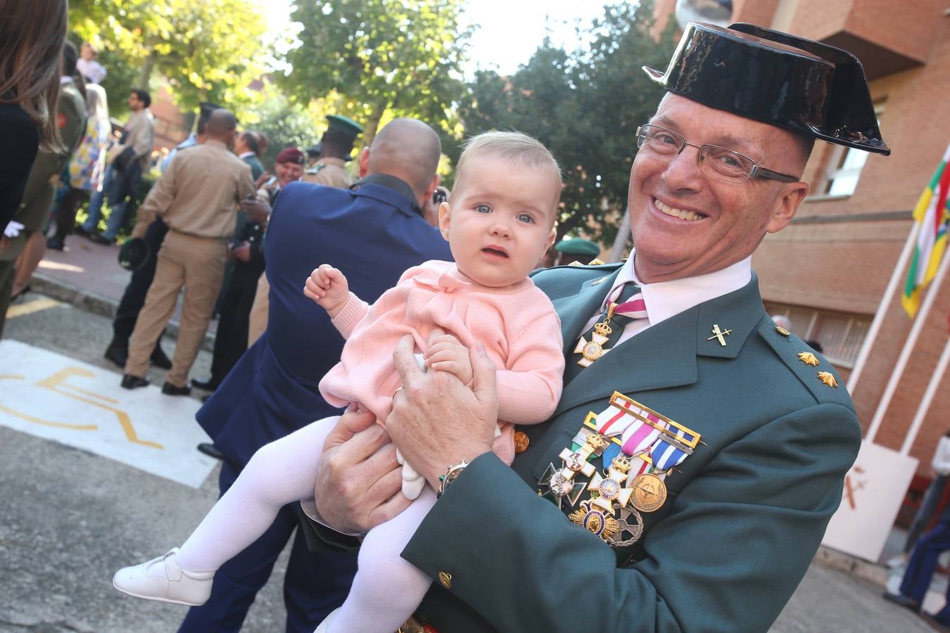 Las imágenes de la celebración en el cuartel de la Guardia Civil en Logroño