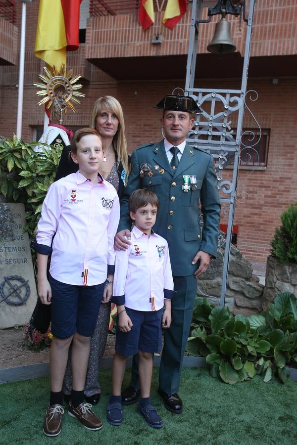 Las imágenes de la celebración en el cuartel de la Guardia Civil en Logroño