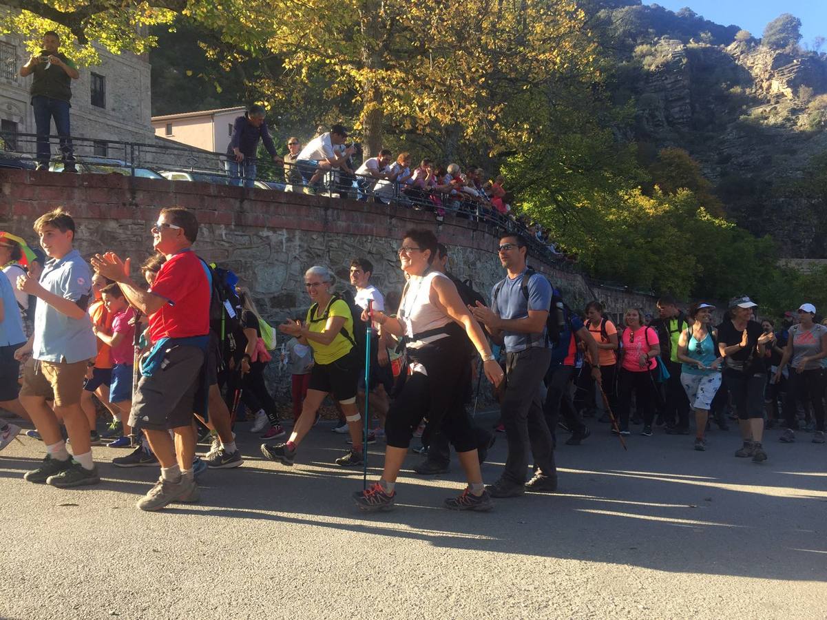 Este domingo se ha celebrado la XXXV Valvanerada Scout entre Arnedo y Valvanera