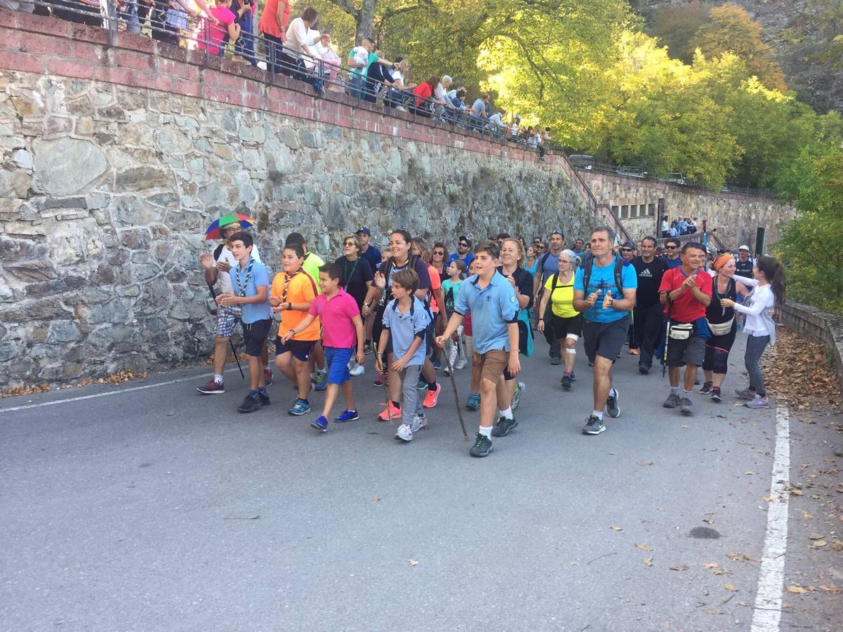 Este domingo se ha celebrado la XXXV Valvanerada Scout entre Arnedo y Valvanera