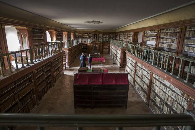 La biblioteca monástica se abrirá de manera excepcional este año :: justo rodríguez