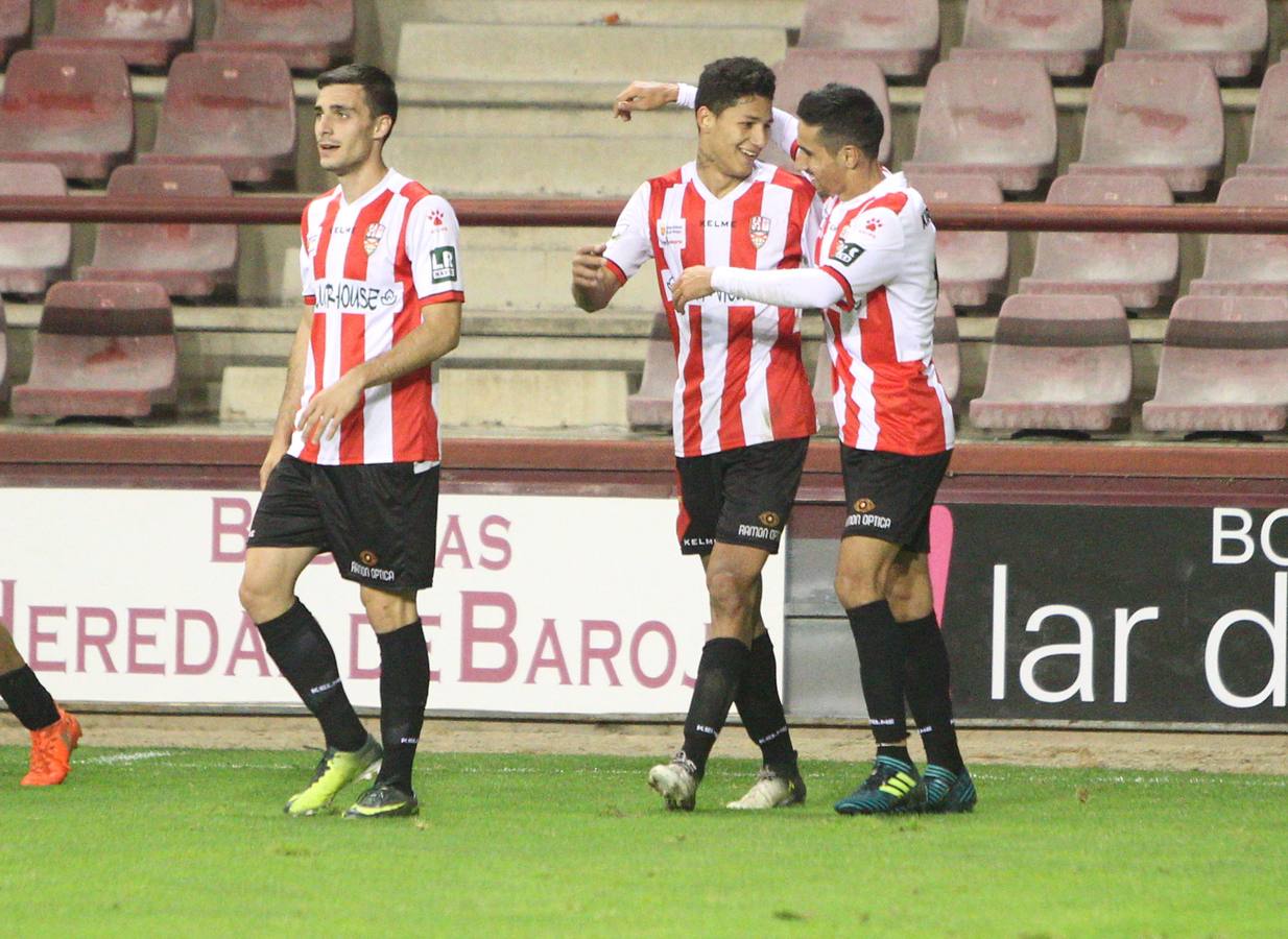 La UD Logroñés ganó en un buen partido en Las Gaunas a la Real Sociedad B por 3-1
