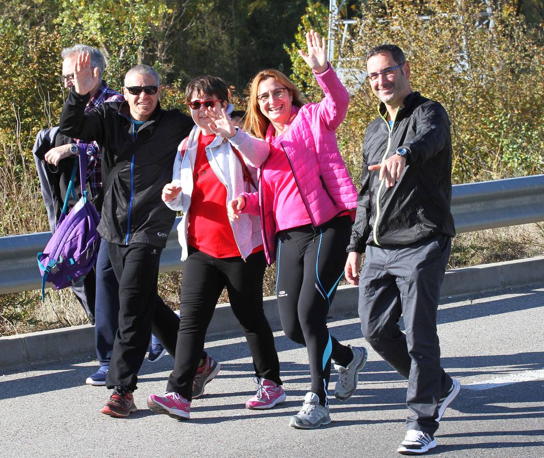 iel a su cita con la solidaridad, la tradicional marcha ASPACE ha echado a andar este domingo, 29 de octubre, desde el polideportivo municipal de Las Gaunas con la participación de alrededor de 3.000 personas que han querido apoyar esta iniciativa que pretende concienciar a la sociedad riojana sobre la realidad de las personas con parálisis cerebral.