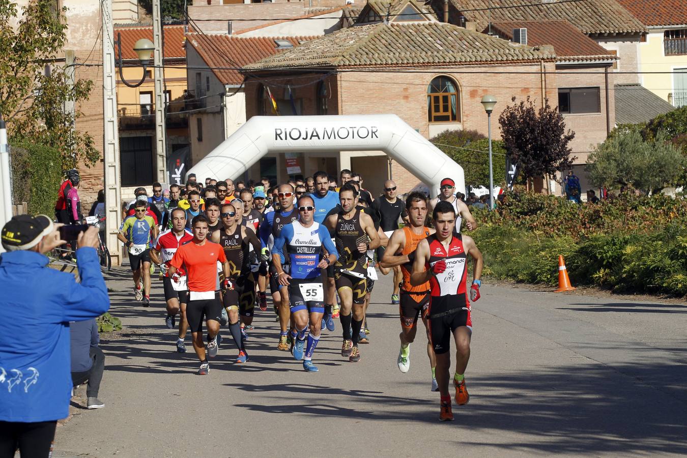 Un día magnífico ha acompañado a la celebración este domingo de la Duatlón de Moncalvillo, que ha dejado escenas preciosas