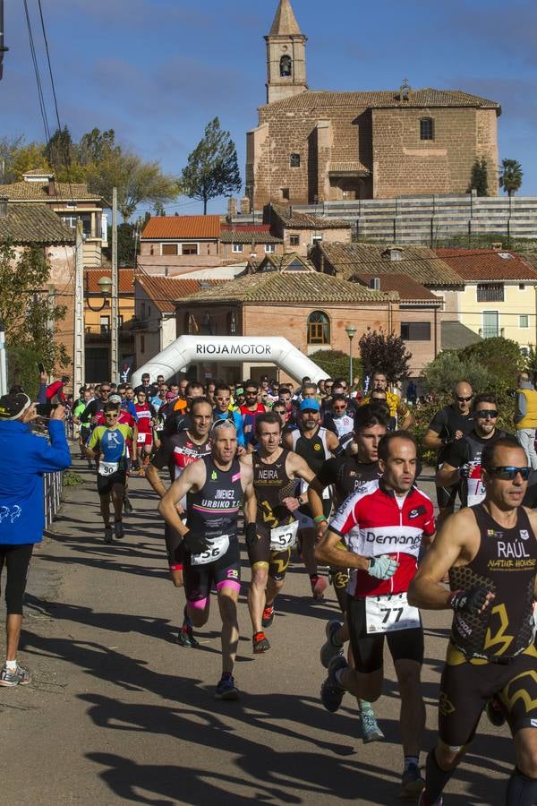 Un día magnífico ha acompañado a la celebración este domingo de la Duatlón de Moncalvillo, que ha dejado escenas preciosas