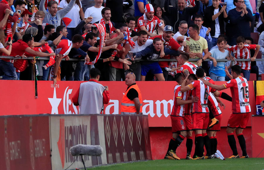 El Real Madrid cayó en su primera visita en la historia a Montilivi (2-1). El cuadro dirigido por Machín remontó el gol inicial de Isco con los tantos de Stuani y Portu.