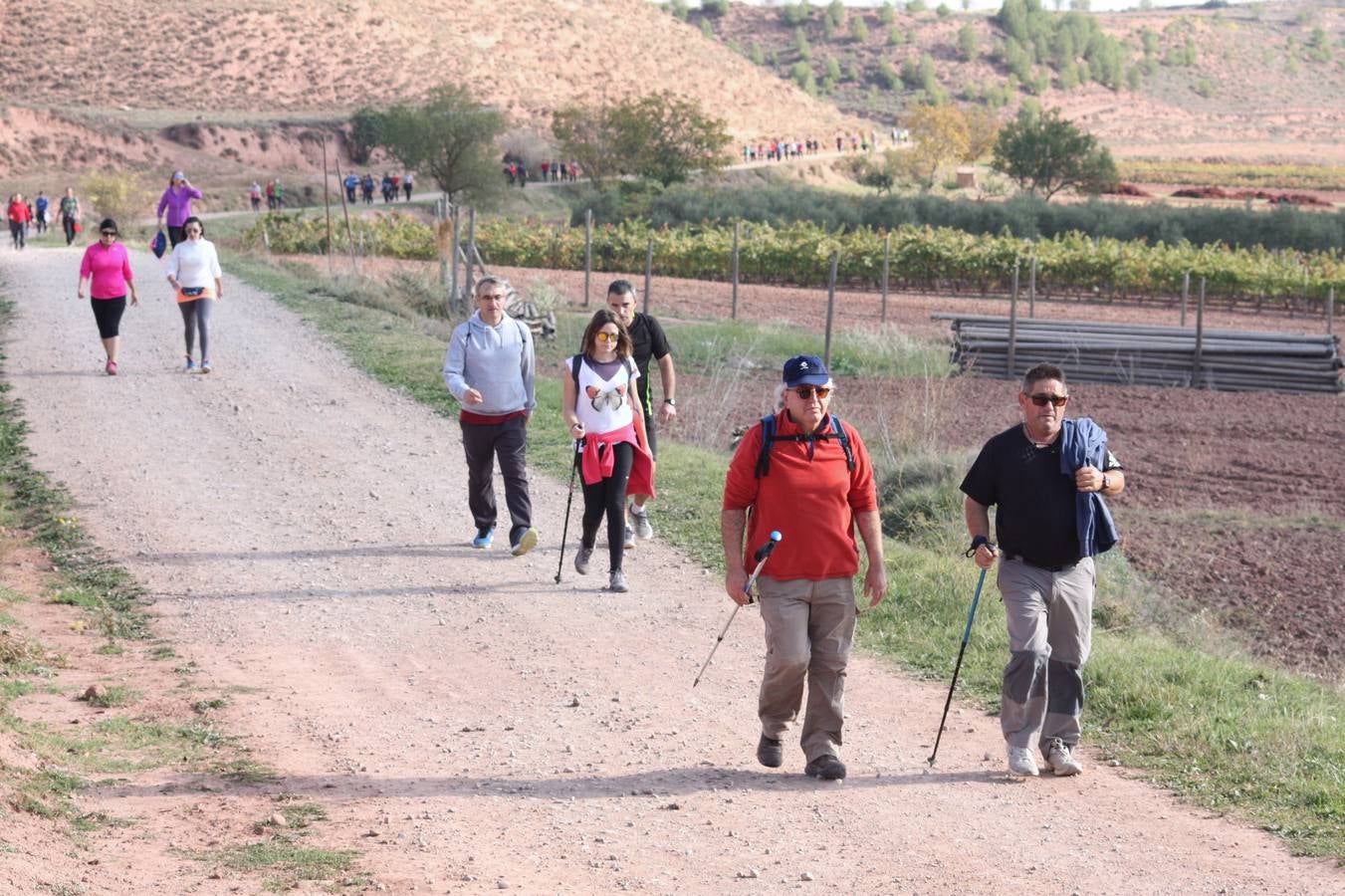 Unas 350 personas participan en la tercera Marcha del Camino del Rey