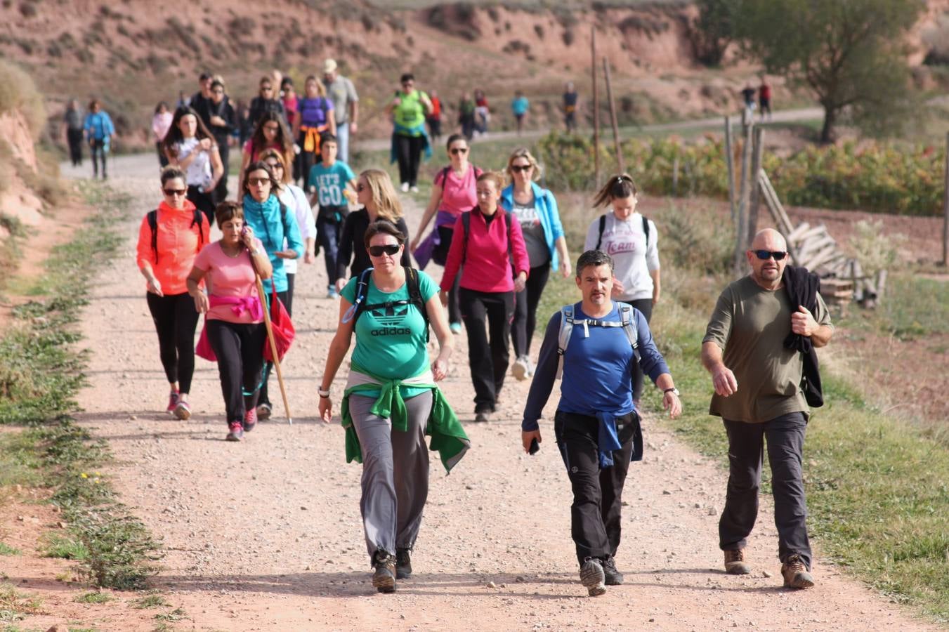 Unas 350 personas participan en la tercera Marcha del Camino del Rey