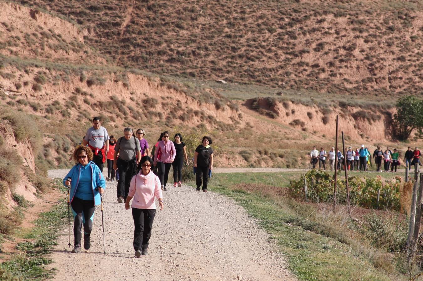 Unas 350 personas participan en la tercera Marcha del Camino del Rey