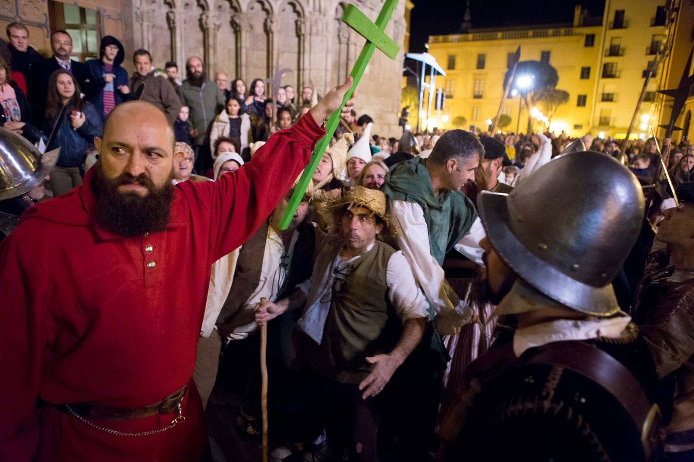 Logroño se llena de brujas para rememorar el auto de fe de 1610