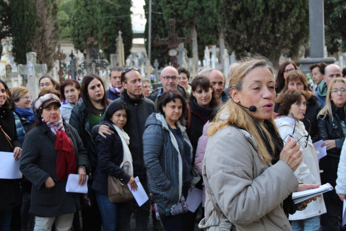 Visita al cementerio de Calahorra