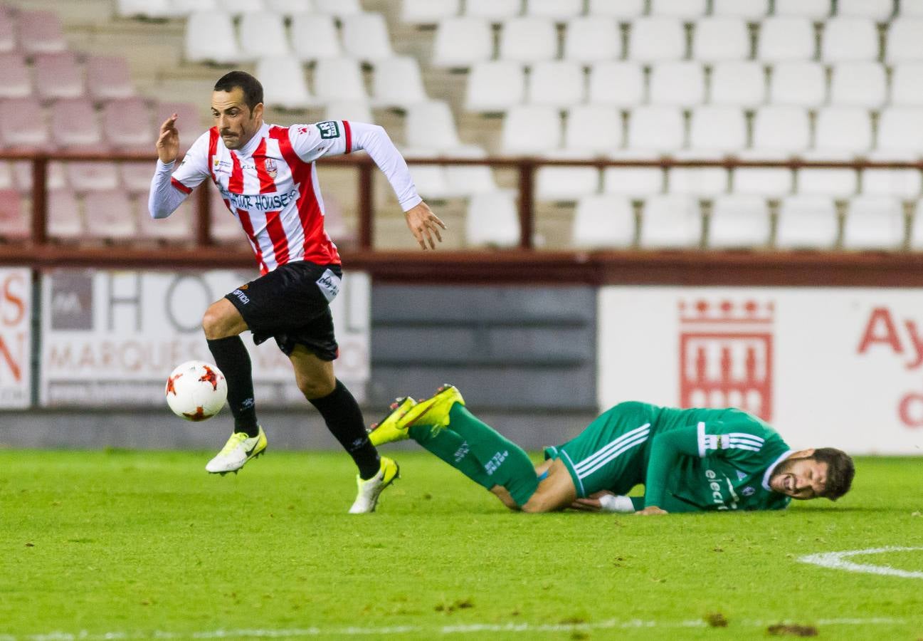 Los de Logroño no consiguieron pasar este domingo del empate (1-1)