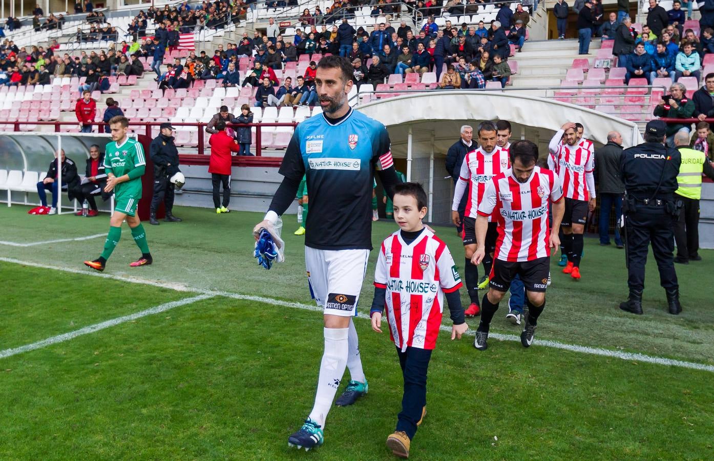 Los de Logroño no consiguieron pasar este domingo del empate (1-1)
