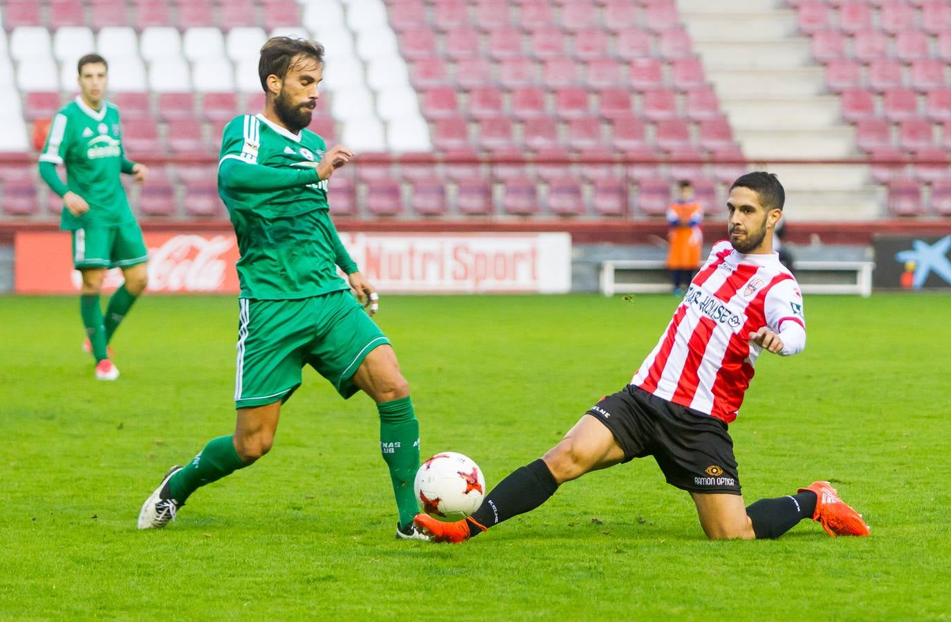 Los de Logroño no consiguieron pasar este domingo del empate (1-1)