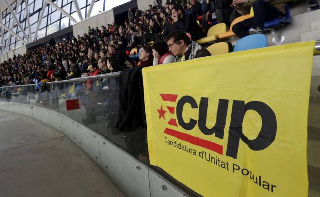 Una asamblea de la CUP.