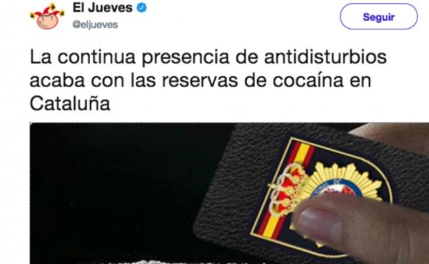 La juez cita también como investigado al autor del texto de 'El Jueves' sobre la policía