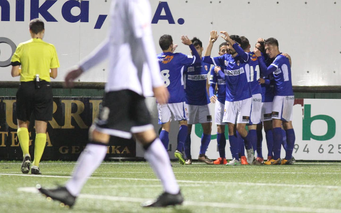 Triunfo con tintes reivindicativos el que conquistó el pasado domingo la UDL en casa del Gernika. Una victoria por 0-1 que sirve para dejar constancia de que el equipo también sabe arañar puntos fuera de Las Gaunas si quiere optar a puestos de brillo en la categoría