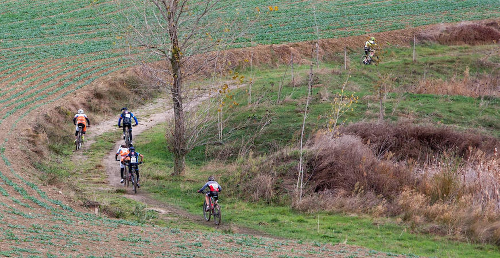 Los ciclistas riojanos conquistan nueve podios en el Open de bicicleta de montaña del Diario de Navarra en un espectacular cierre de competición en Estella