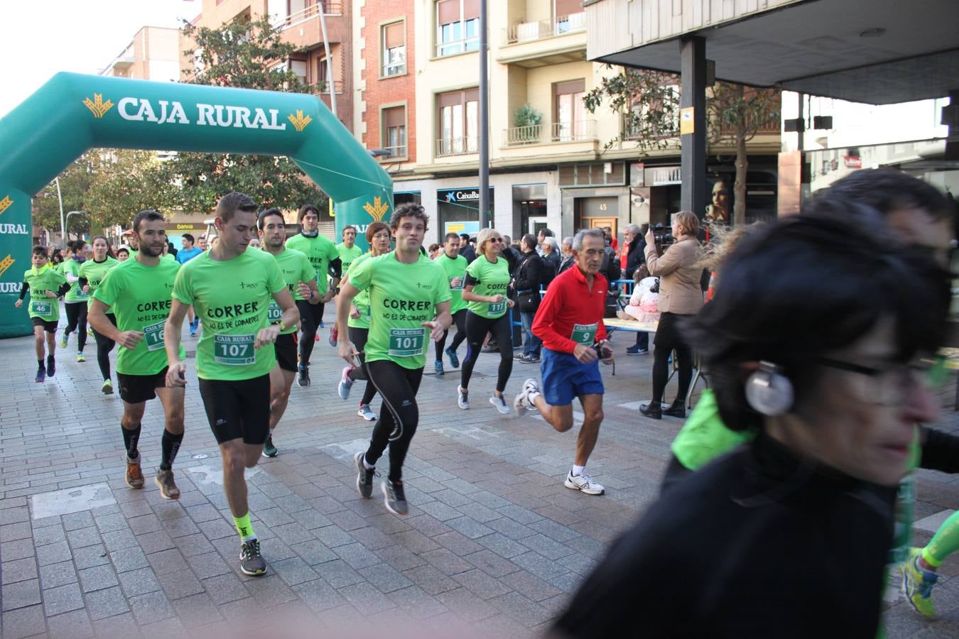 Mucha participación en la carrera contra el cáncer que se celebró en Arnedo.