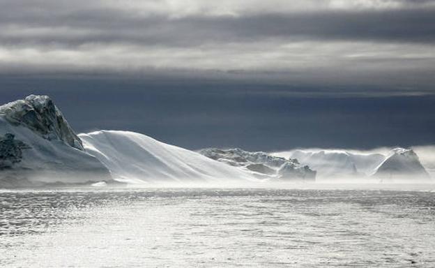 Vistas del fiordo de Ilulissat, en Groenlandia. 