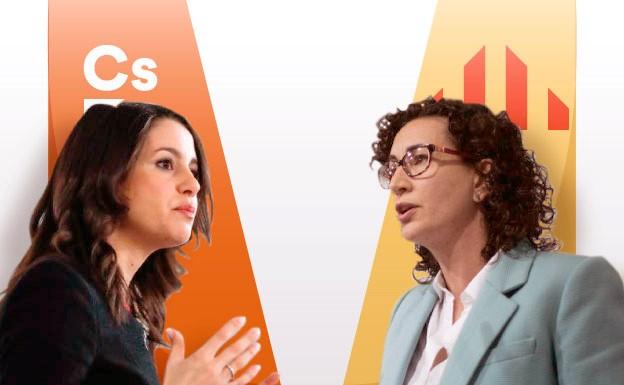 Inés Arrimadas y Marta Rovira.