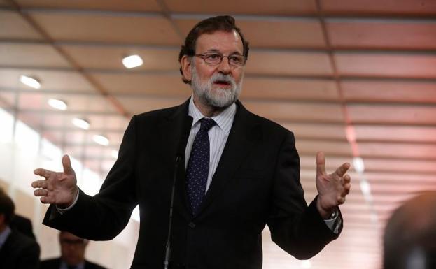 Rajoy en el Congreso.