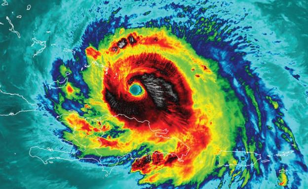 Una imagen del huracán ‘Irma’ captada por un satélite de la NASA en septiembre pasado.