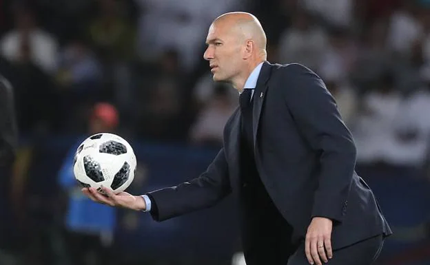 Zinedine Zidane. durante la final del Mundialito.