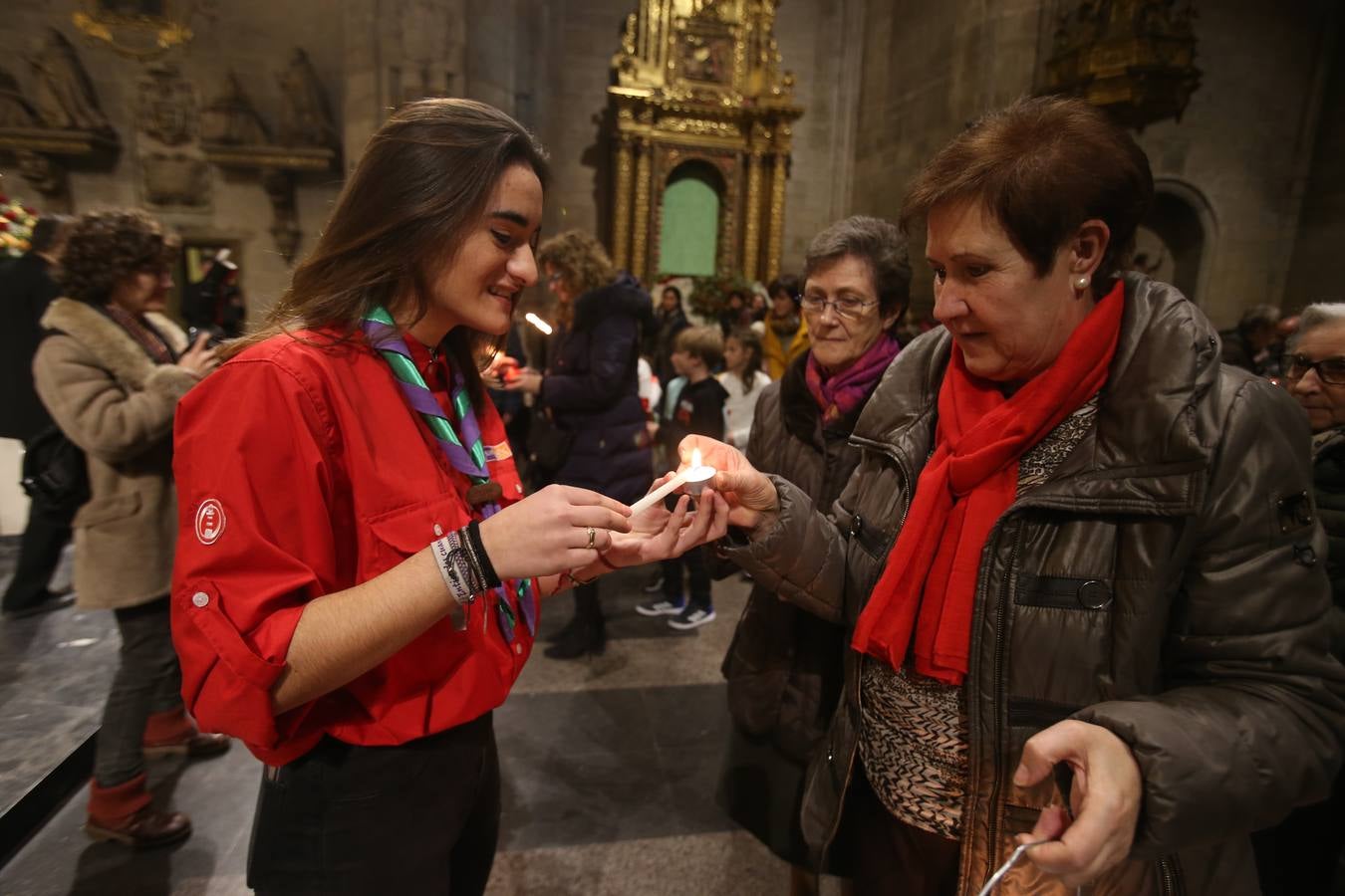 La luz de la Paz de Belén llega a Logroño