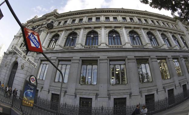 Fachada de la sede del Banco de España en Madrid. :: Kiko Huesca / efe