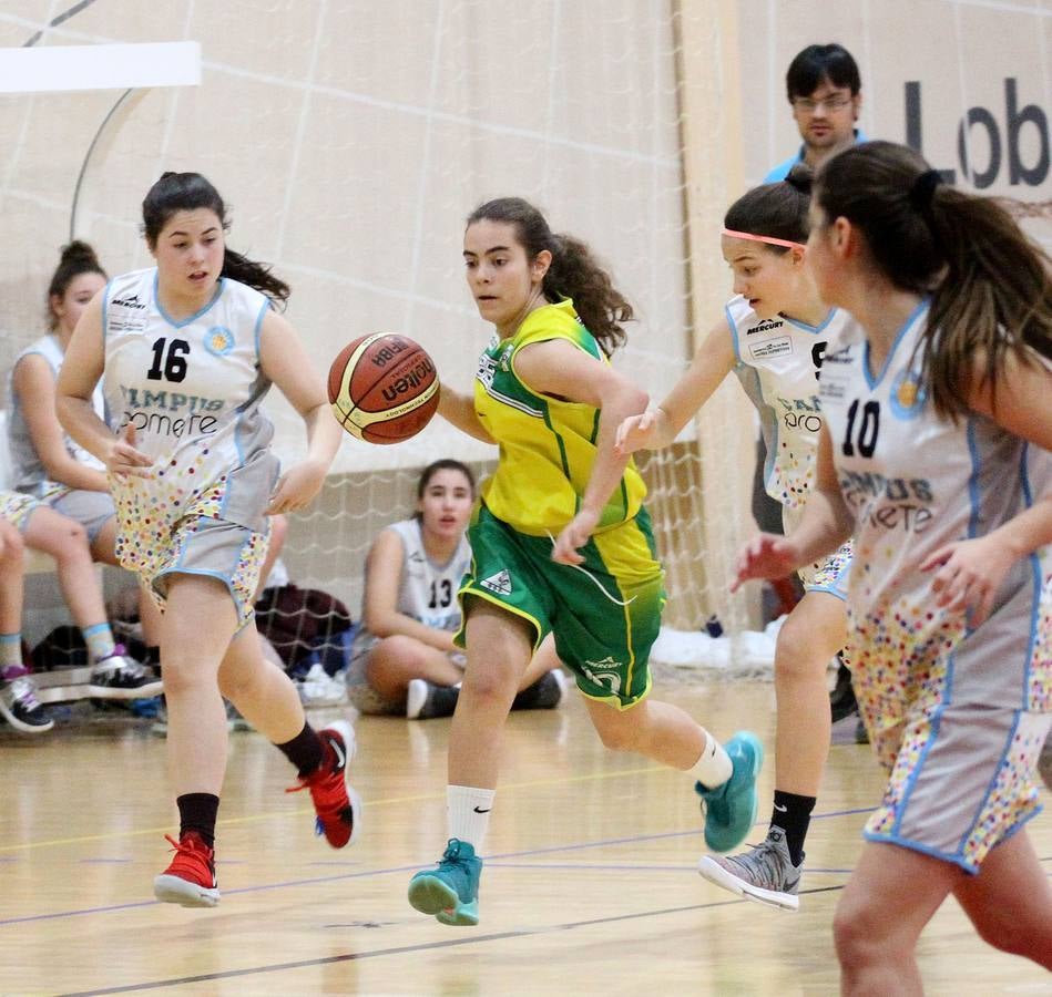 Promete reina en la categoría femenina y Logrobasket gana en chicos en la categoría masculina en la tercera y última jornada del Torneo Canteras de baloncesto