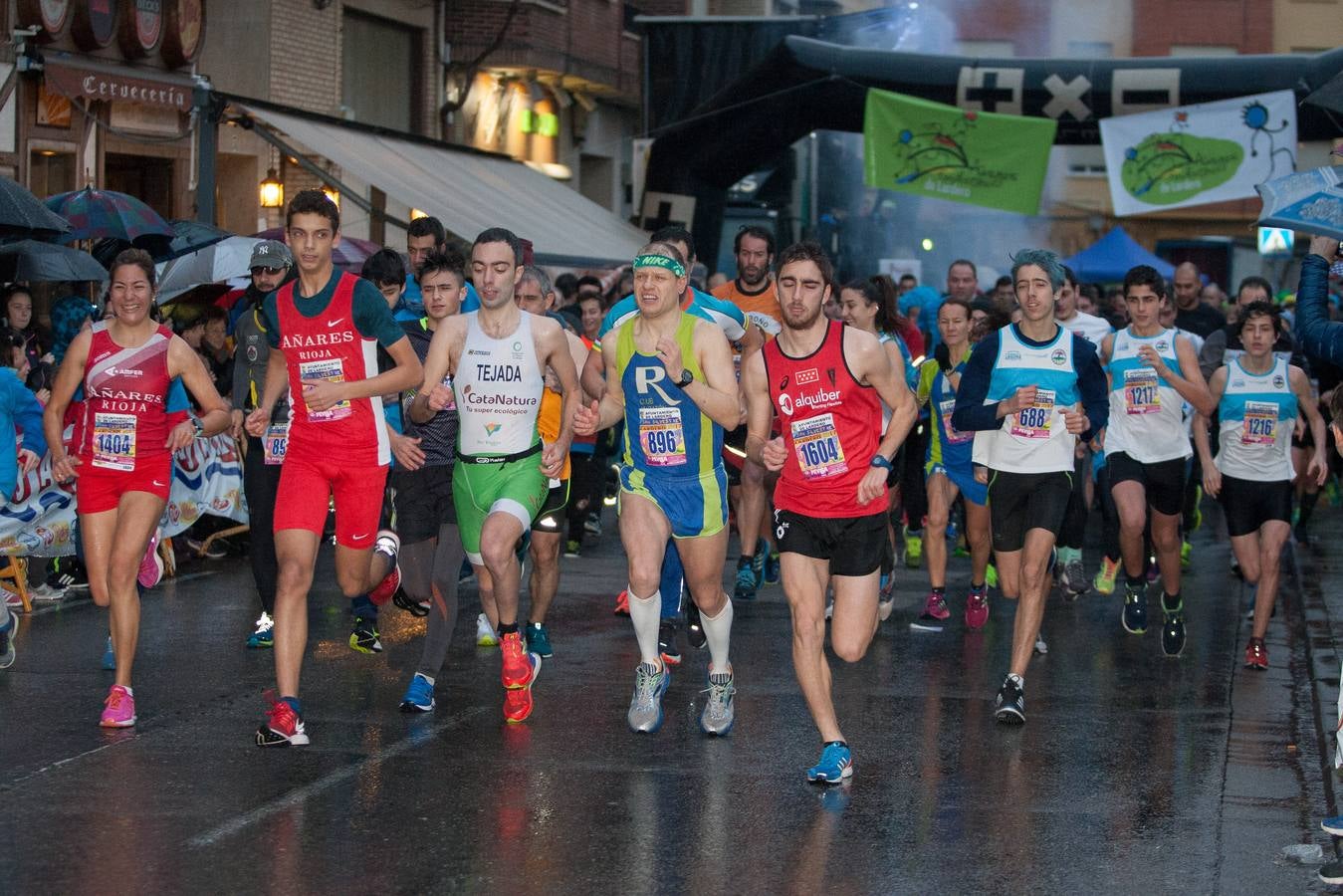 Las imágenes de la prueba de Nochevieja en las calles de la localidad