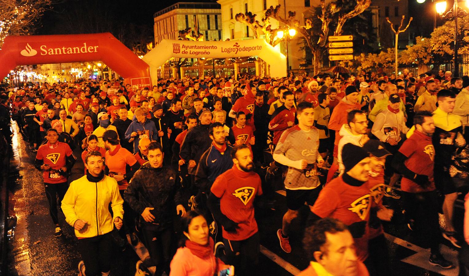 Las imágenes de la cita competitiva de la San Silvestre