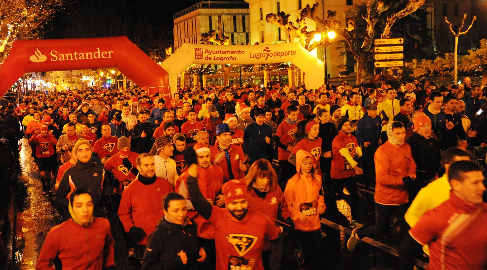 Las imágenes de la cita competitiva de la San Silvestre