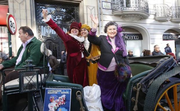 Las tres reinas magas en Valencia.