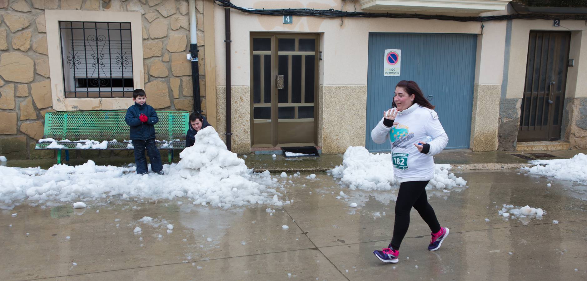 A los deportistas no les paro la nevada del fin de semana