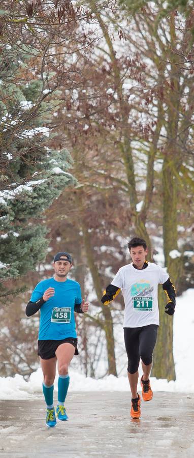 A los deportistas no les paro la nevada del fin de semana