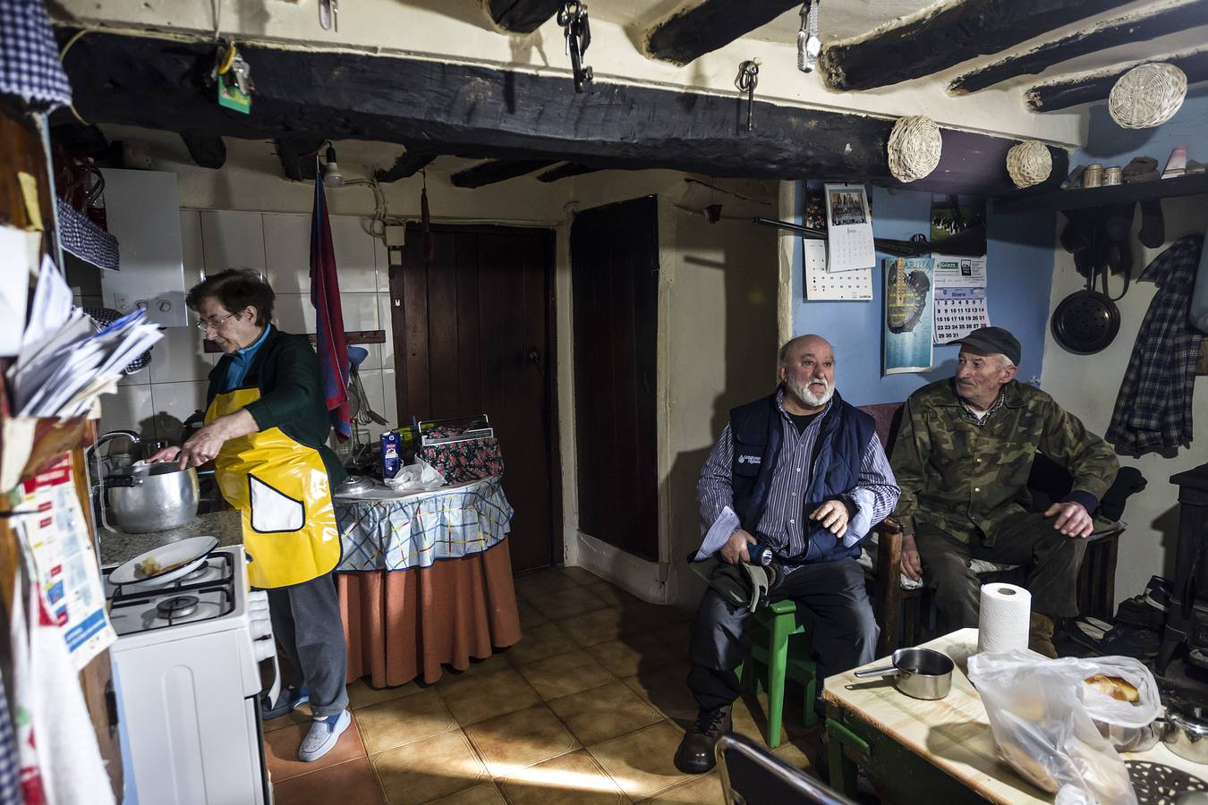 Así es la vida en Santa Marina, uno de los núcleos más altos de La Rioja, tras la gran nevada del pasado fin de semana