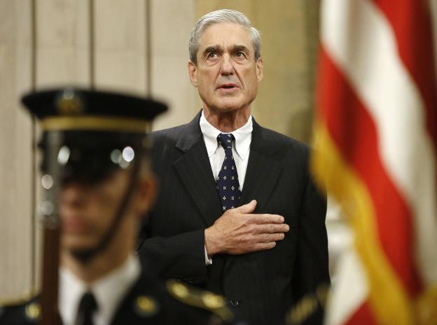 Mueller durante una ceremonia en Washington. :: J. Ernst / reuters